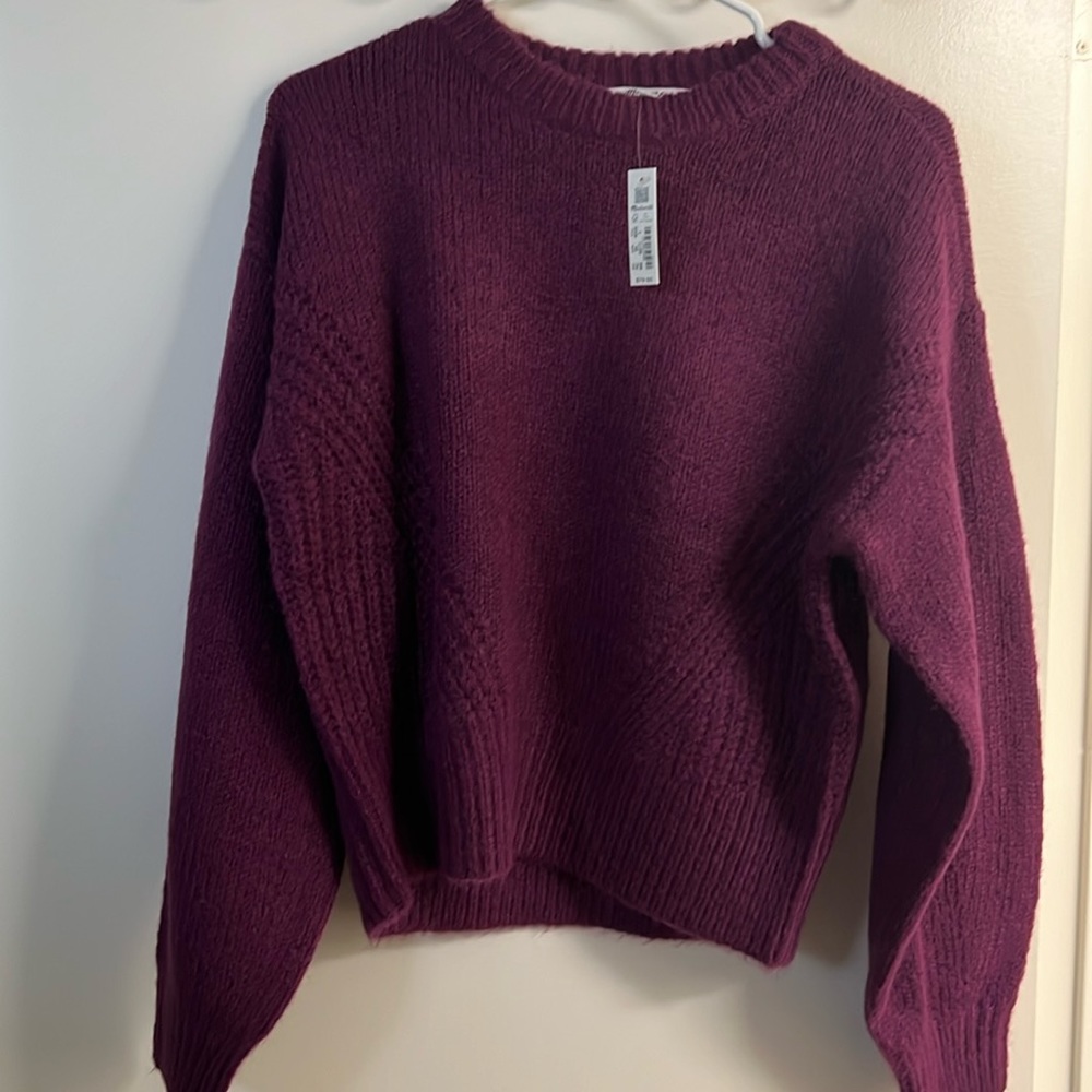 Madewell Wool Blend Wedge Sweater